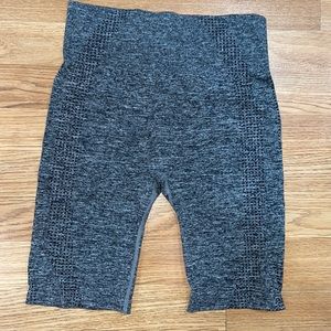 Charcoal Gym Shorts, Biker Shorts in Large